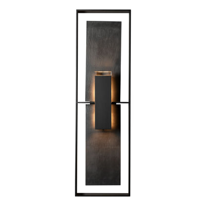 Shadow Box 2 Light 34" Tall Outdoor Wall Sconce