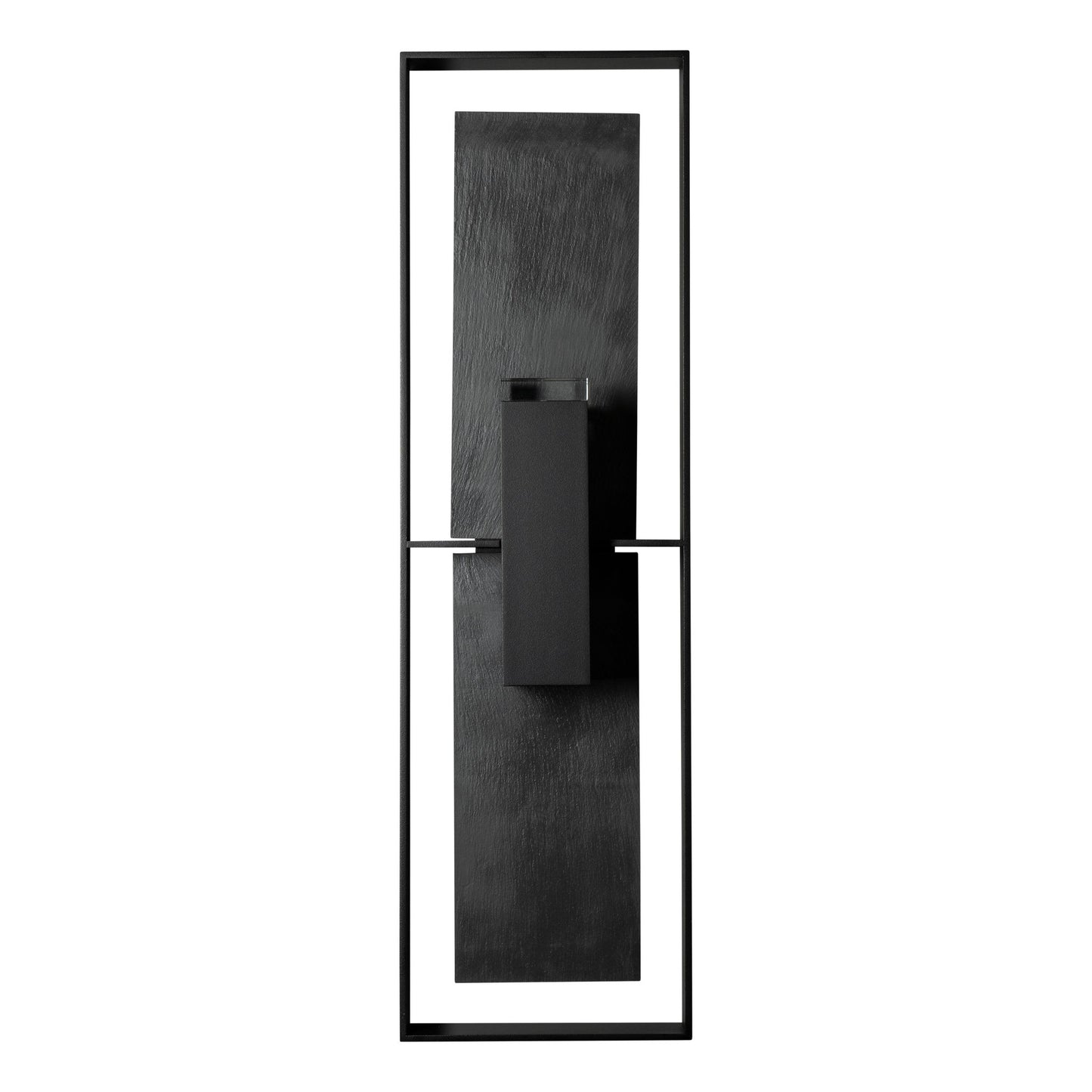 Shadow Box 2 Light 34" Tall Outdoor Wall Sconce