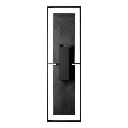 Shadow Box 2 Light 34" Tall Outdoor Wall Sconce