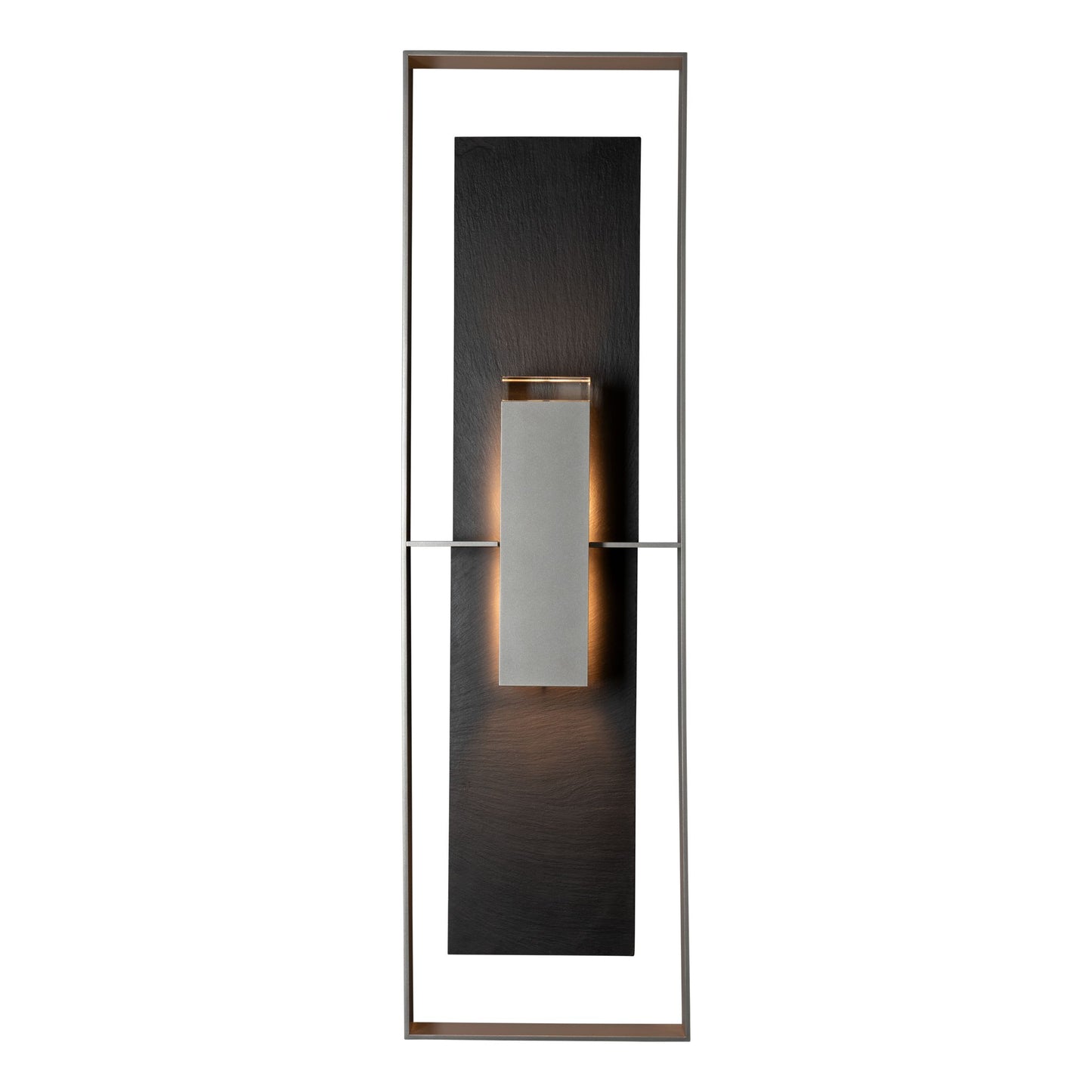 Shadow Box 2 Light 34" Tall Outdoor Wall Sconce