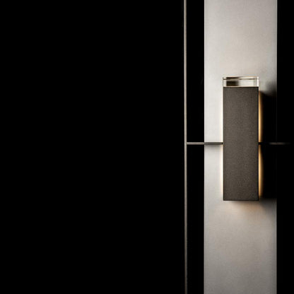 Hubbardton Forge Shadow Box 2 Light 45" Tall Outdoor Wall Sconce