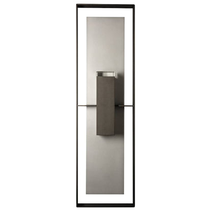Hubbardton Forge Shadow Box 2 Light 45" Tall Outdoor Wall Sconce