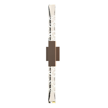 Hubbardton Forge Refraction 2 Light 36" Tall LED Outdoor Wall Sconce