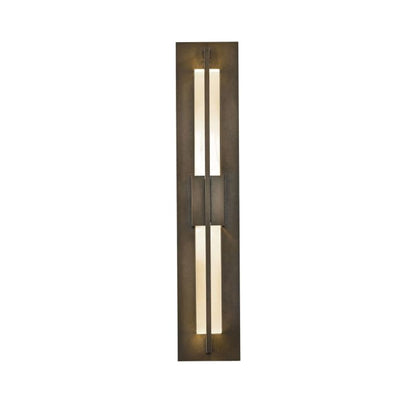 Double Axis 2 Light 24" Tall LED Outdoor Wall Sconce with Customizable Glass Shade