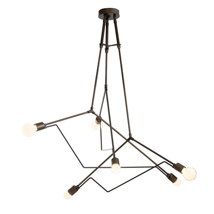 Hubbardton Forge Divergence 6 Light 55" Wide Outdoor Abstract Multi Light Pendant
