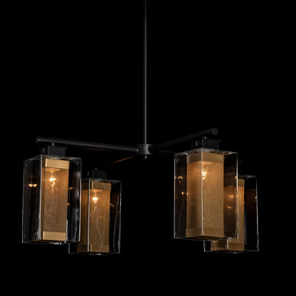 Polaris 4 Light 32" Wide Outdoor Chandelier
