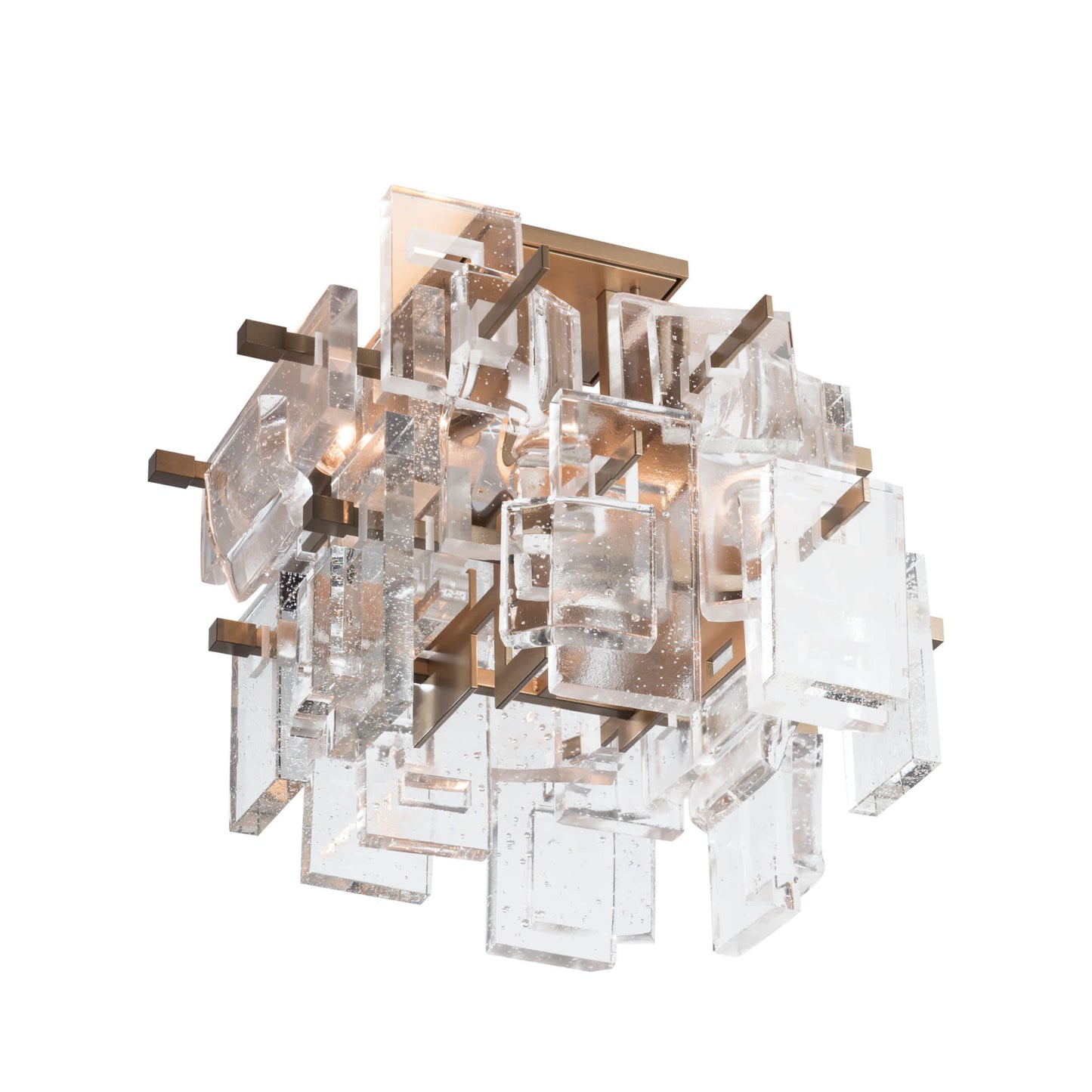Fusion 5 Light 18" Wide Semi-Flush Ceiling Fixture