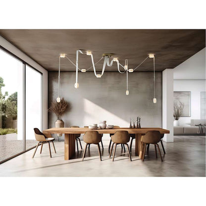 Hubbardton Forge SNAPS 87" Wide Multi Light Pendant