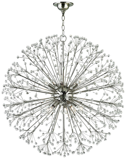 Hudson Valley Dunkirk 30" Wide Polished Nickel Chandelier