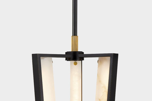 Hudson Valley Edgemere 16" 4 Lt. Aged Brass Pendant