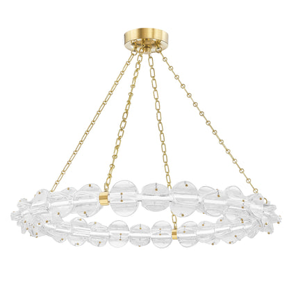Lindley 40" Wide LED Ring Chandelier