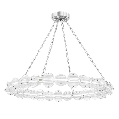 Lindley 40" Wide LED Ring Chandelier