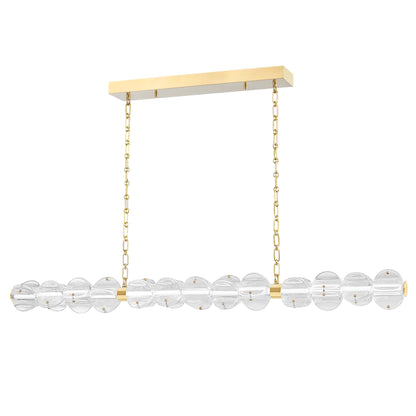 Lindley 50" Wide LED Linear Chandelier