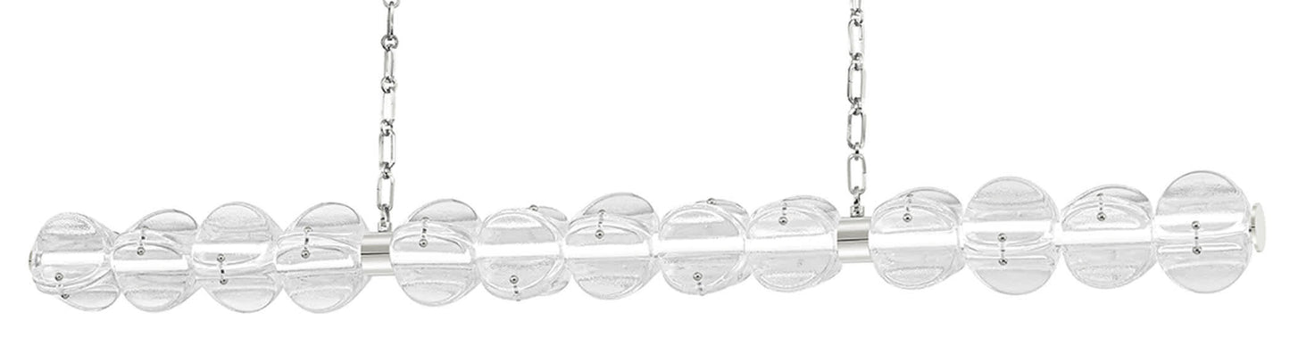 Lindley 50" Wide LED Linear Chandelier