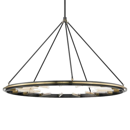 Hudson Valley Lighting Chambers 15 Light 58" Wide Ring Chandelier