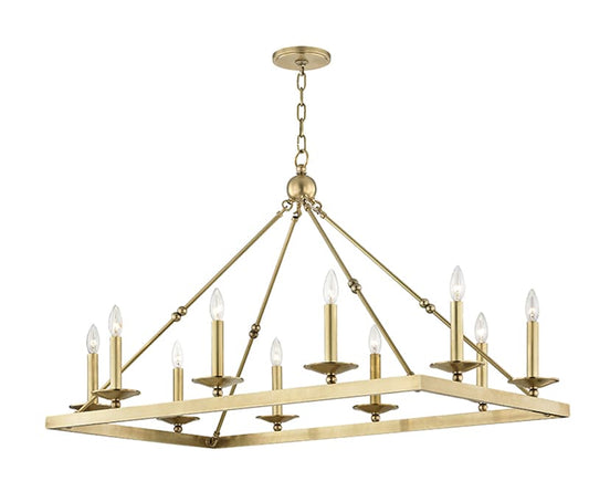 Allendale 10 Light 45" Wide Taper Candle Chandelier