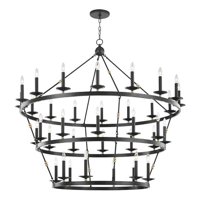 Hudson Valley Lighting Allendale 36 Light 58" Wide Taper Candle Chandelier