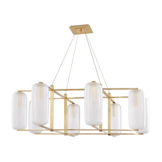 Pebble 8 Light 48" Wide Chandelier