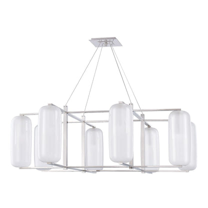 Pebble 8 Light 48" Wide Chandelier