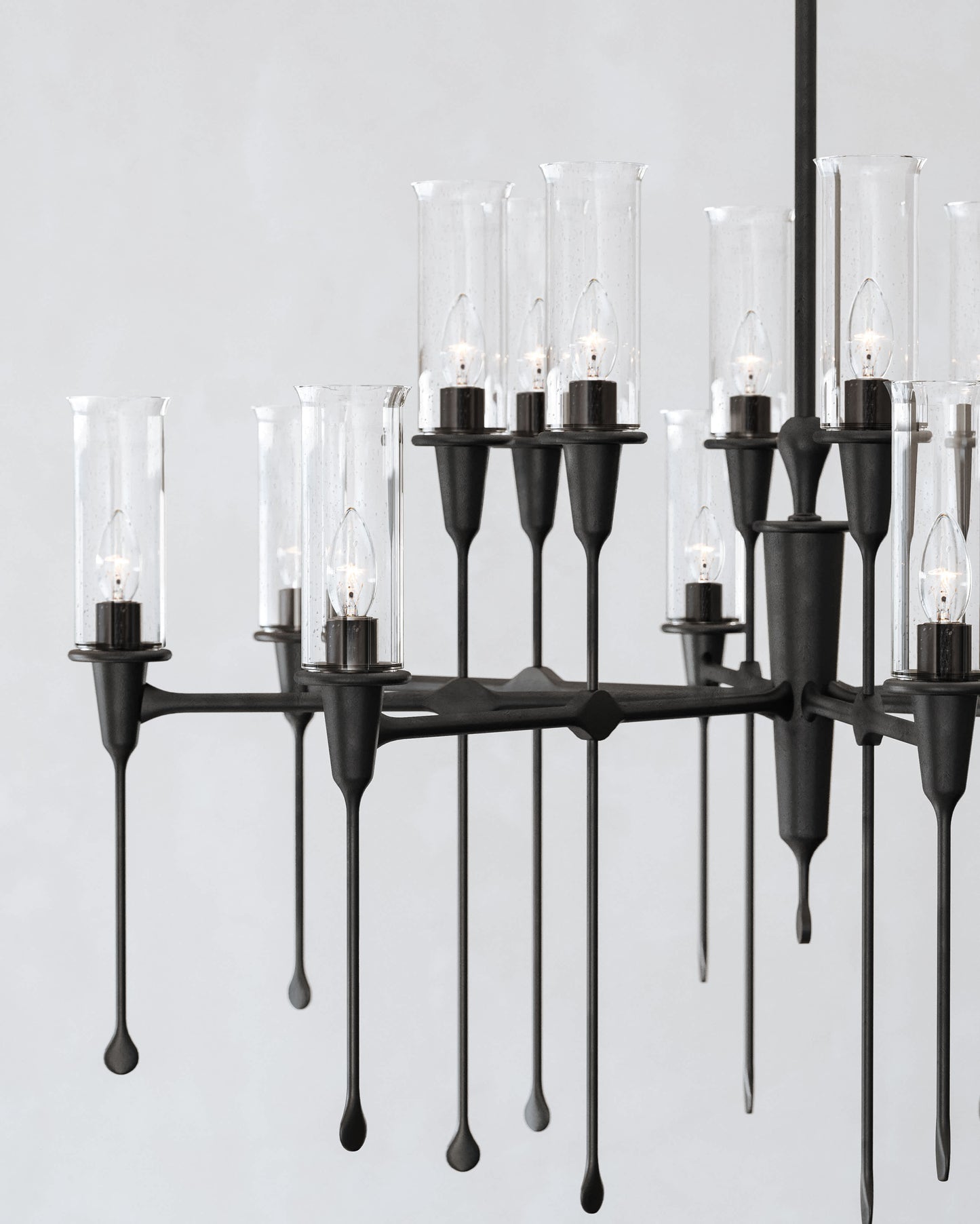 Chisel 16 Light 41" Wide Taper Candle Chandelier