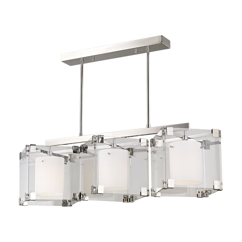 Achilles 3 Light 54" Wide Linear Chandelier