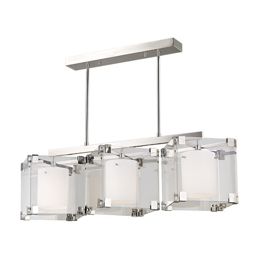 Achilles 3 Light 54" Wide Linear Chandelier