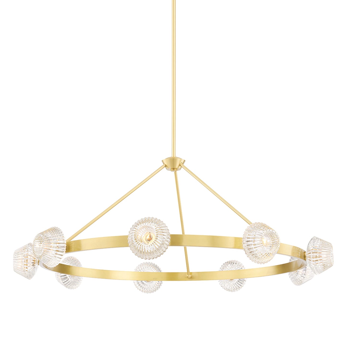 Barclay 9 Light 51" Wide Ring Chandelier