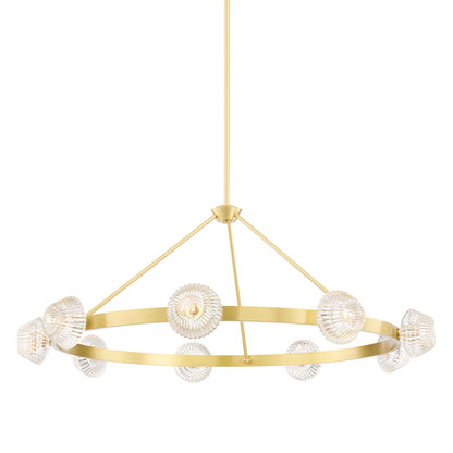 Barclay 9 Light 51" Wide Ring Chandelier