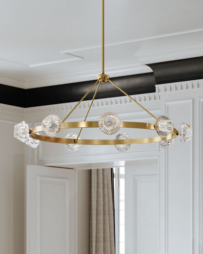 Barclay 9 Light 51" Wide Ring Chandelier