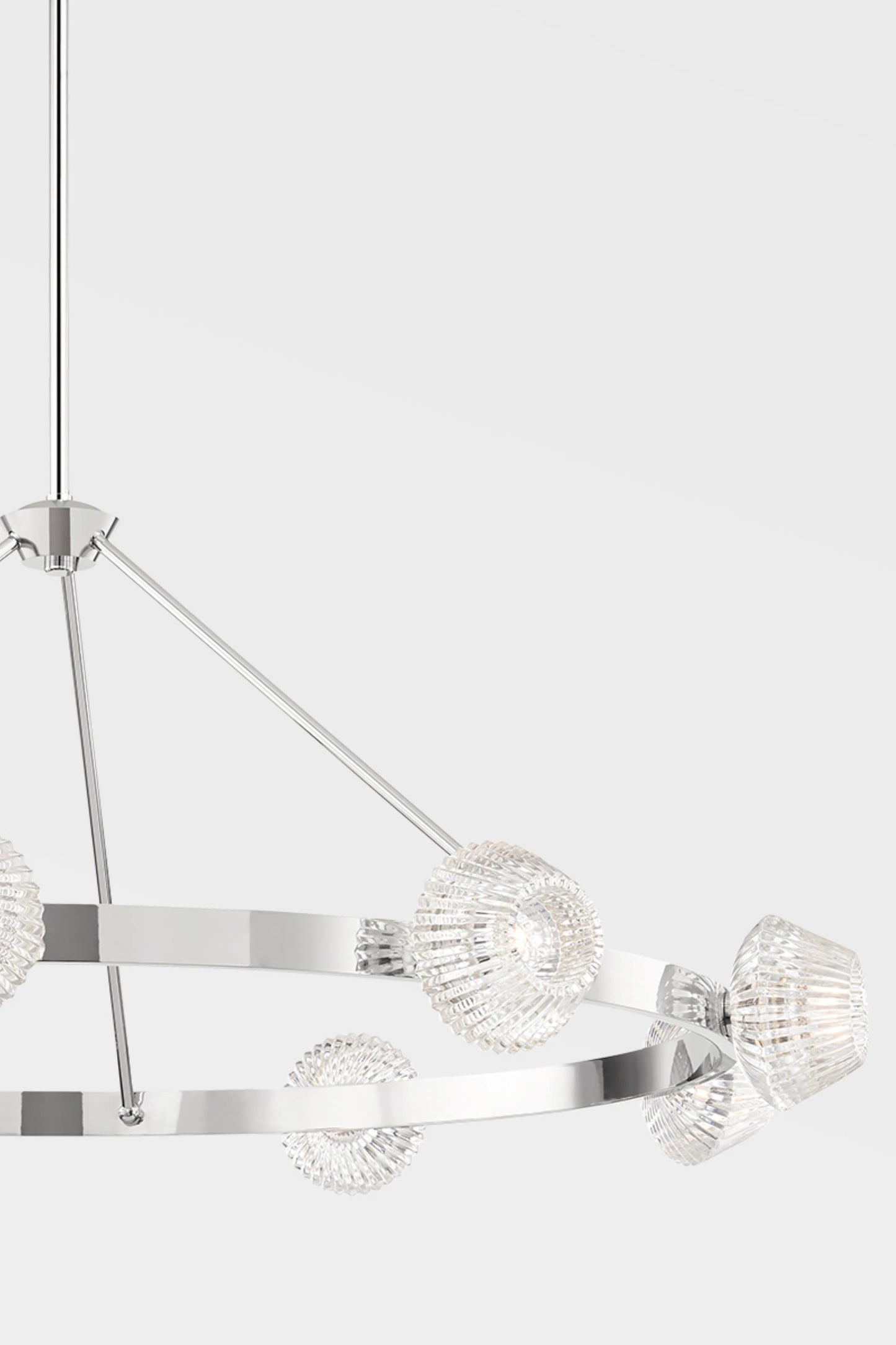 Barclay 9 Light 51" Wide Ring Chandelier