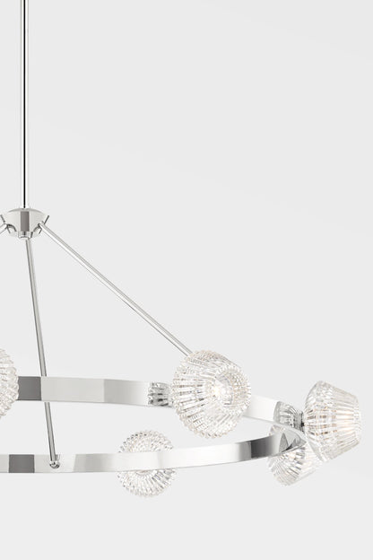 Barclay 9 Light 51" Wide Ring Chandelier
