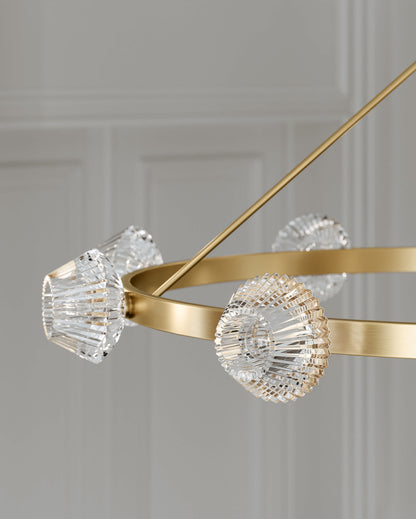 Barclay 9 Light 51" Wide Ring Chandelier