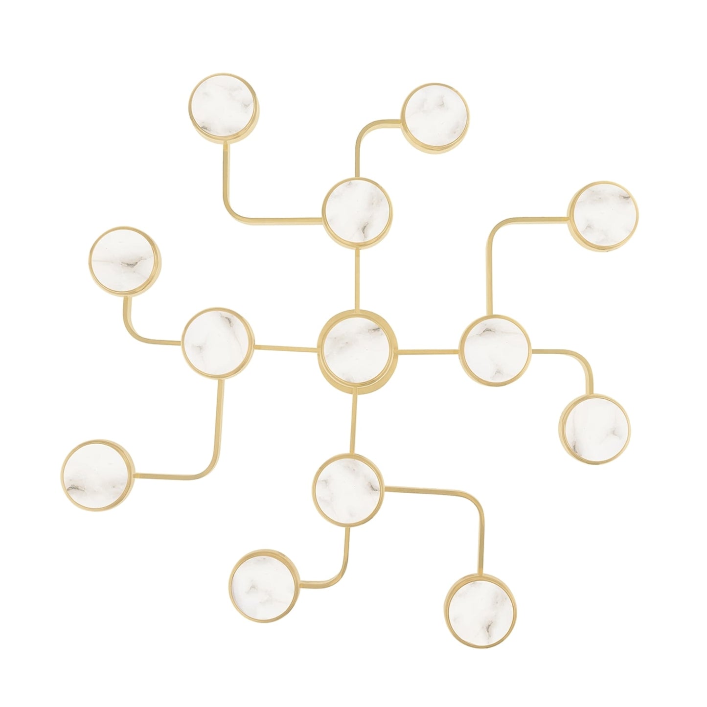 Meander 13 Light 43" Wide LED Semi-Flush Ceiling Fixture