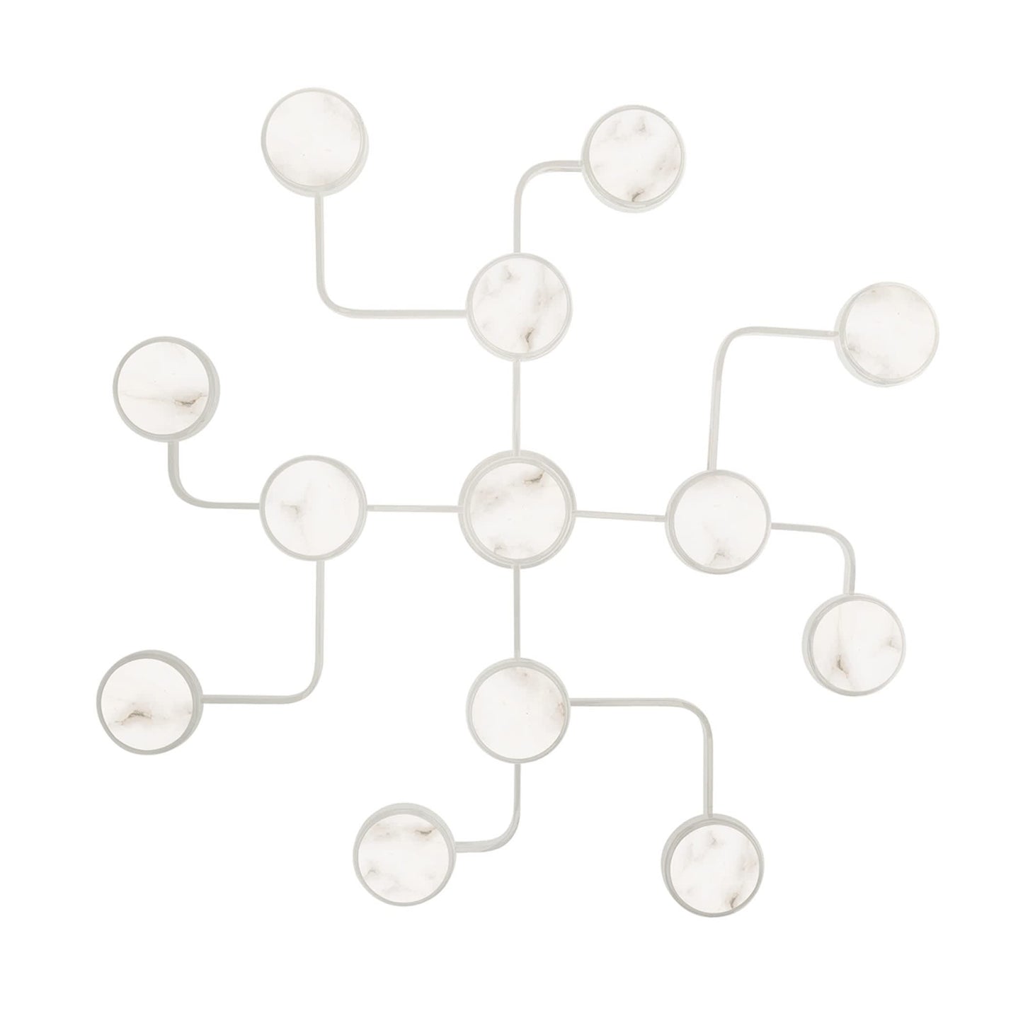 Meander 13 Light 43" Wide LED Semi-Flush Ceiling Fixture
