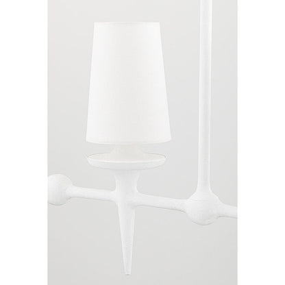 Hudson Valley Lighting Torch 6 Light 58" Wide Linear Chandelier