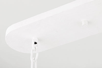 Torch 6 Light 58" Wide Linear Chandelier