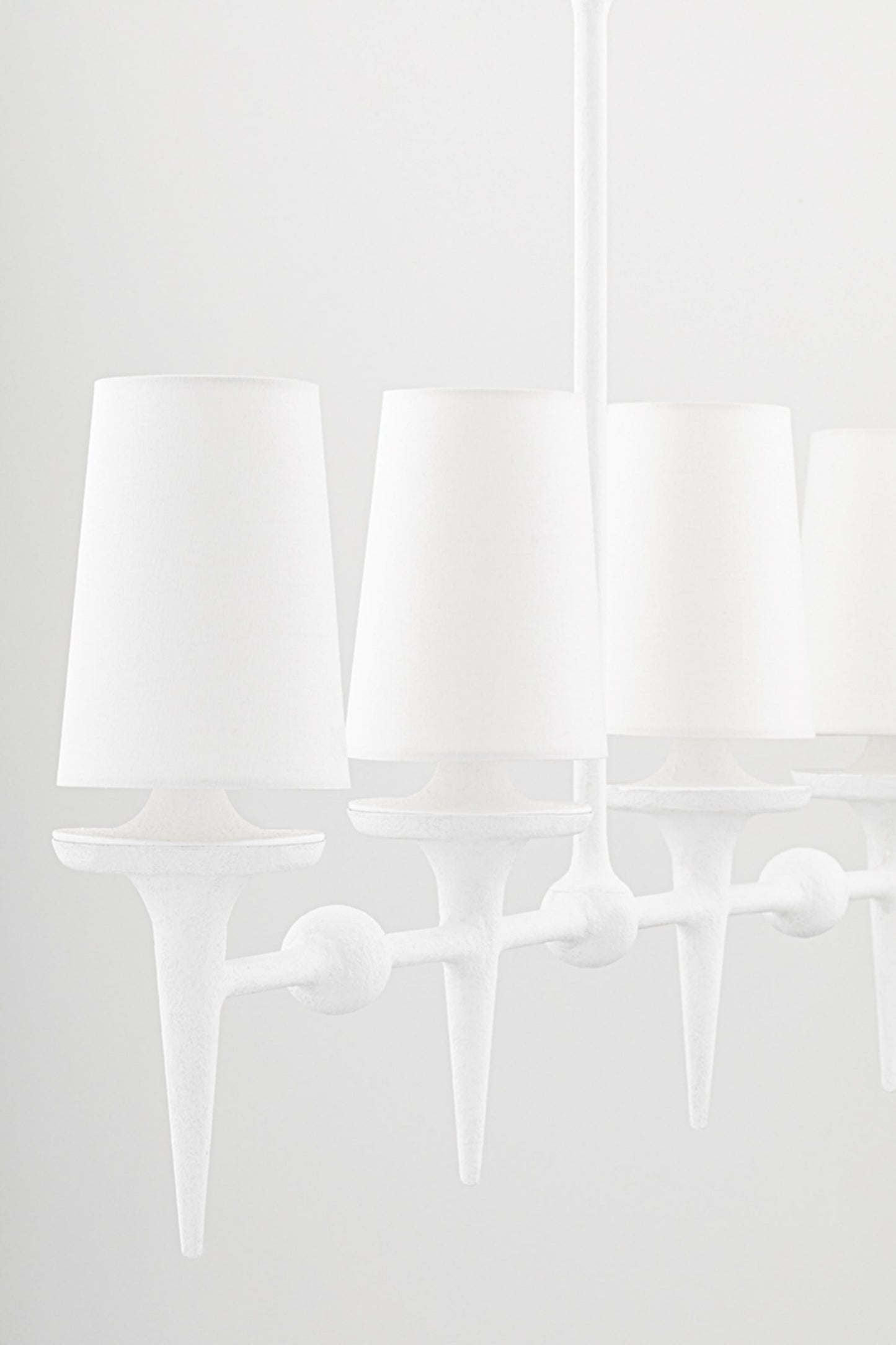 Torch 6 Light 58" Wide Linear Chandelier