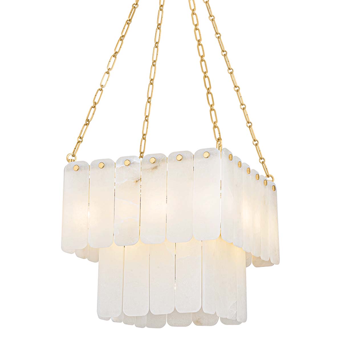 Moissanite 17 Light 20" Wide Waterfall Chandelier