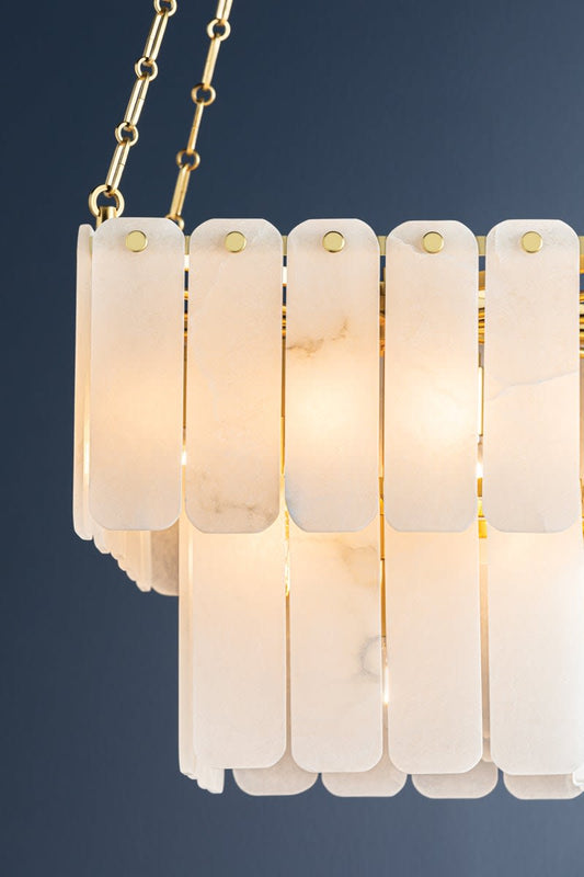 Moissanite 17 Light 20" Wide Waterfall Chandelier