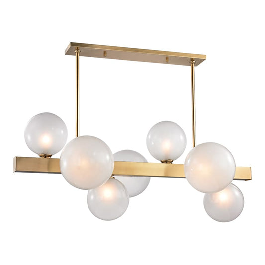 Hinsdale 7 Light 21" Wide Linear Chandelier