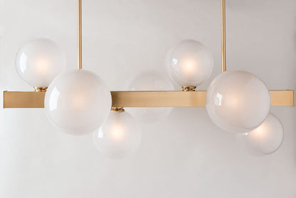Hinsdale 7 Light 21" Wide Linear Chandelier