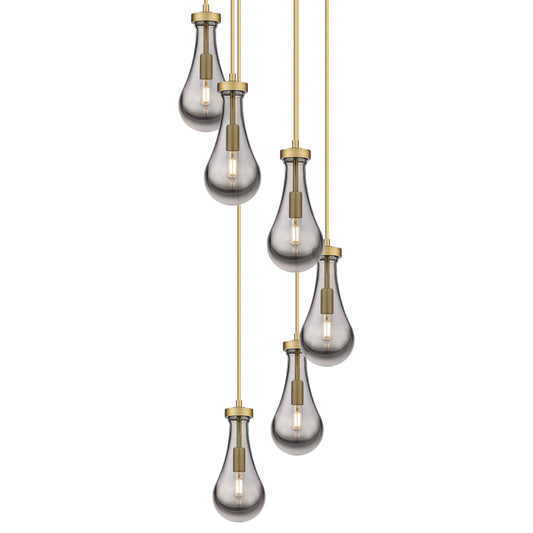 Owego 6 Light 16" Wide Multi Light Pendant