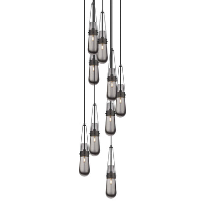 Milan 9 Light 19" Wide Multi Light Pendant