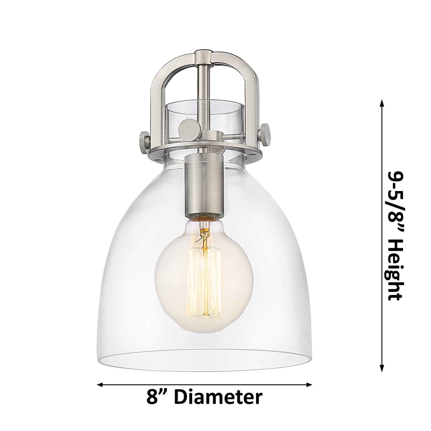 Newton Bell 7 Light 52" Wide Linear Pendant