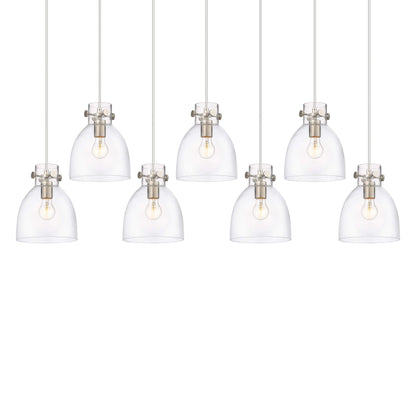 Newton Bell 7 Light 52" Wide Linear Pendant