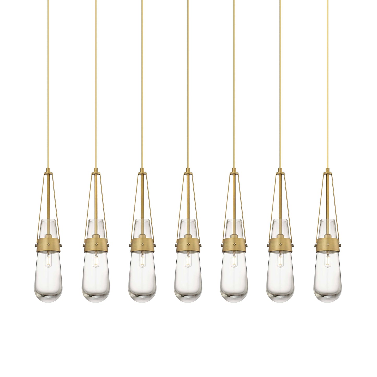 Milan 7 Light 49" Wide Linear Pendant