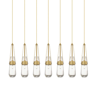 Milan 7 Light 49" Wide Linear Pendant