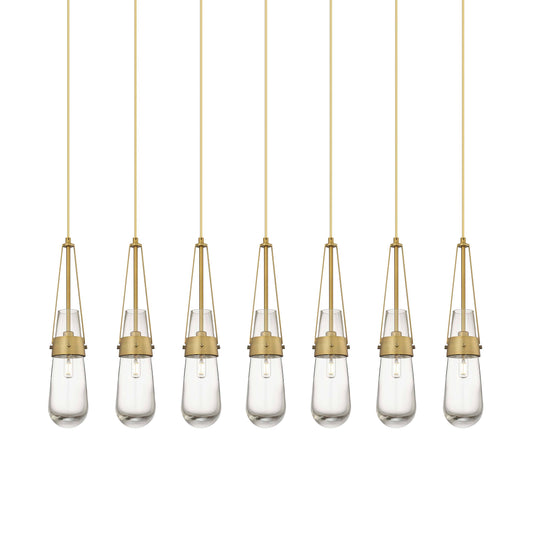 Milan 7 Light 49" Wide Linear Pendant