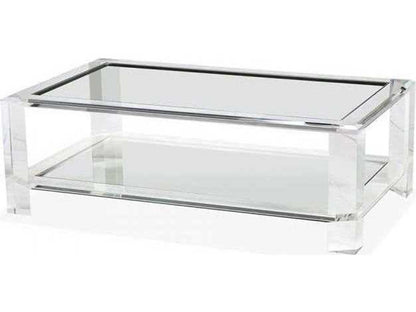 Surrey Rectangular Coffee Table Acrylic and Glass