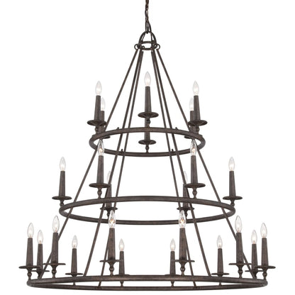 James Allan Chatham 24 Light 48" Wide Chandelier